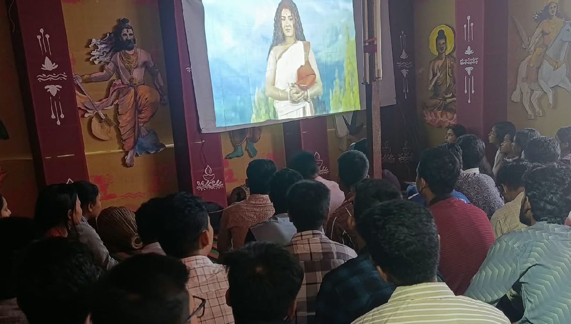 বেরোবিতে দ্বিতীয়বারের মতো মহালয়া উদযাপন
