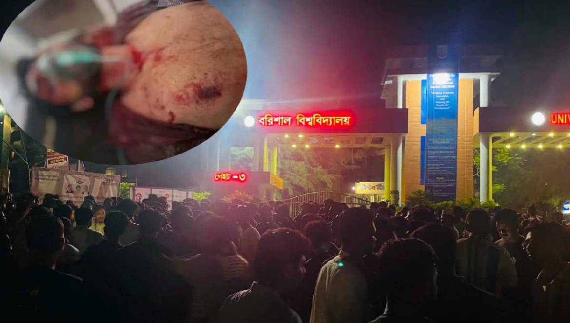 সড়ক দূর্ঘটনায় ঝরল ববি শিক্ষার্থীর প্রাণ, অনির্দিষ্ট কালের জন্য সড়ক অবরোধে ববি শিক্ষার্থীরা