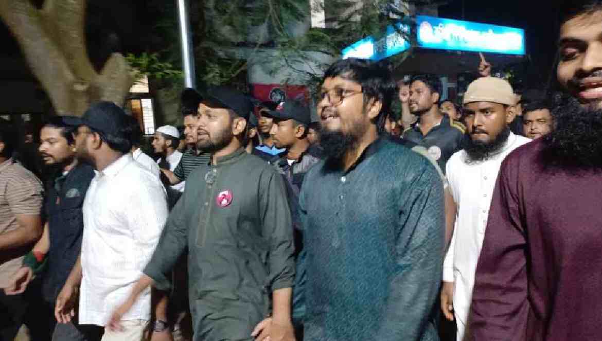 কুবিতে ইনকিলাব মঞ্চের ‘মার্চ ফর ইনসাফ’ কর্মসূচি