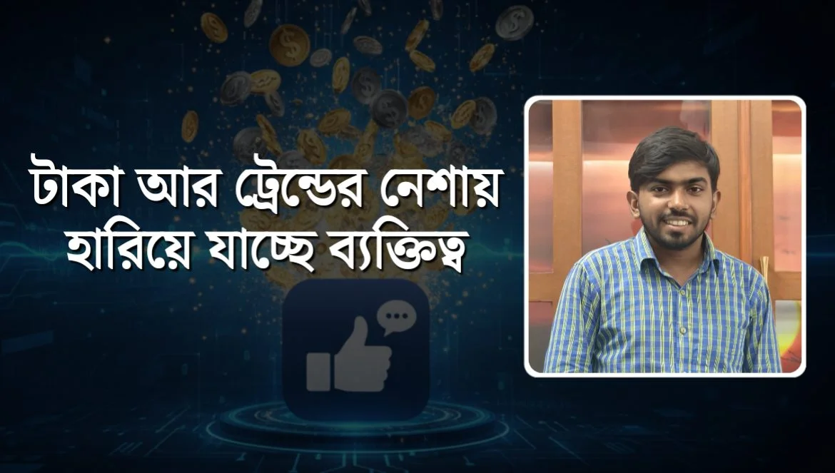 টাকা আর ট্রেন্ডের নেশায় হারিয়ে যাচ্ছে ব্যক্তিত্ব