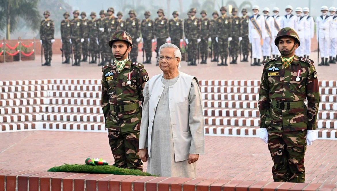 জাতীয় স্মৃতিসৌধে রাষ্ট্রপতি ও প্রধান উপদেষ্টার শ্রদ্ধা