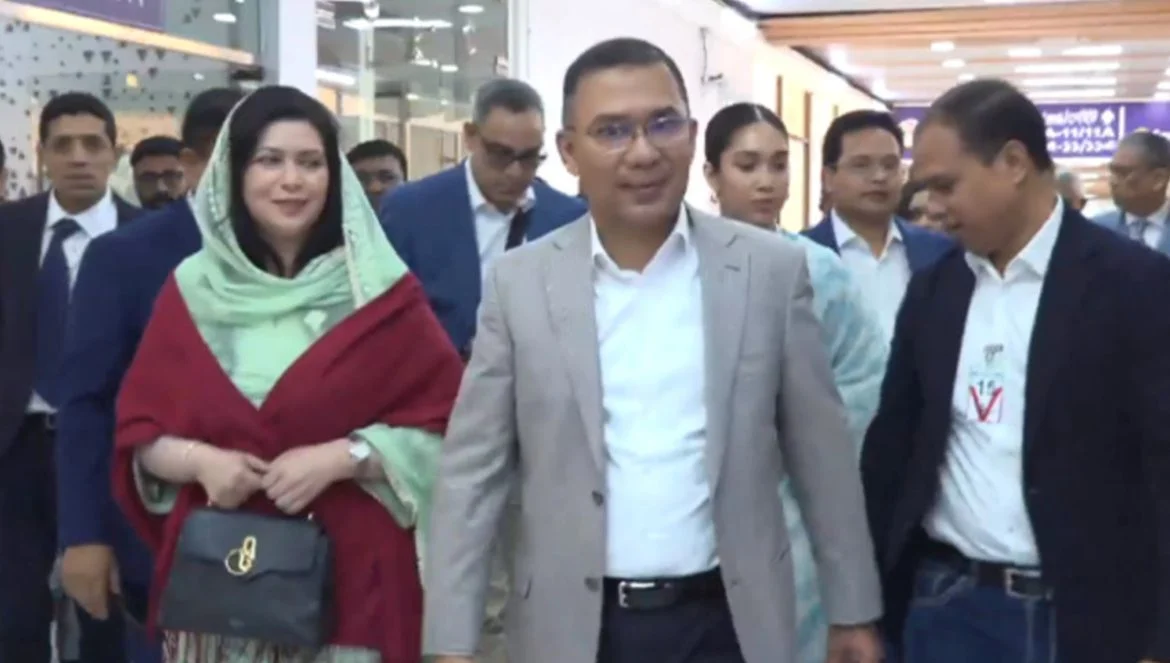 ঐতিহাসিক স্বদেশ প্রত্যাবর্তন, দেশের মাটিতে পা রাখলেন তারেক রহমান