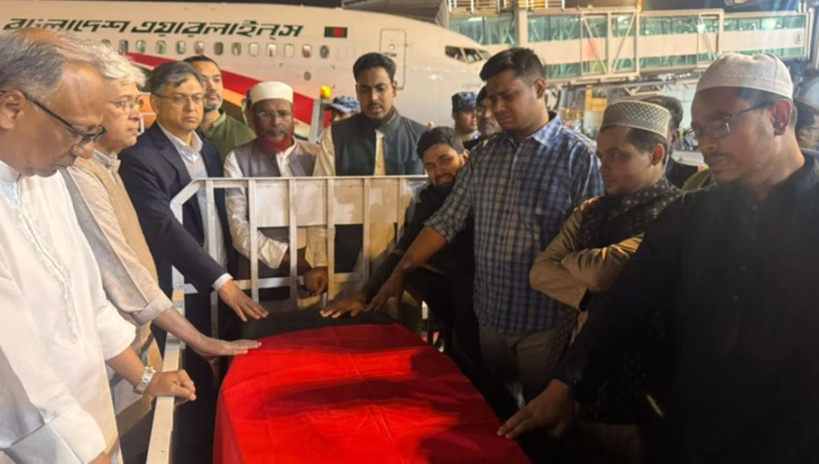 ওসমান হাদির জানাজার সময় পরিবর্তন